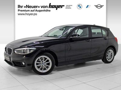 Schwarz Gebraucht 2017 BMW 118 Advantage Kleinwagen | 7.930 €