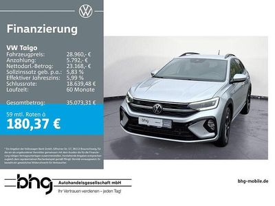 Usata VW Taigo R-line 150 CV (110 kW) 2025 Argento SUV