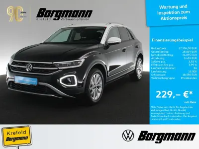 Gebraucht VW T-Roc Style 150 PS (110 kW) 2024 Deep black perleffekt (metallic) SUV