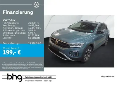 Gebraucht VW T-Roc Life 116 PS (85 kW) 2025 Blau SUV
