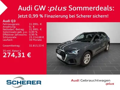 Gebraucht Audi Q3 Basis 150 PS (110 kW) 2025 Nanograu metallic (metallic) SUV