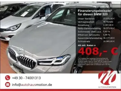 Second-hand BMW 520 M Sport 190 CP (139 kW) 2021 Gri Break