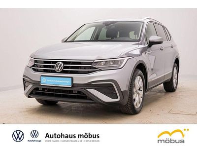 Gebraucht VW Tiguan Allspace Life 150 PS (110 kW) 2022 K2 pyrit silber metallic SUV