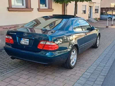 Brugt Mercedes CLK320 Elegance 218 HK (160 kW) 1998 Grøn Coupe