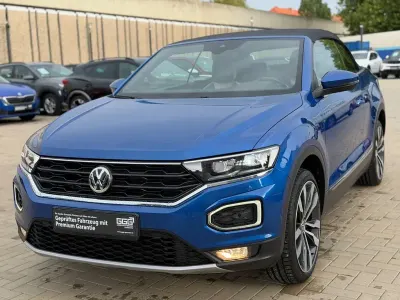 Gebraucht VW T-Roc Cabriolet Style 150 PS (110 kW) 2020 Blau Cabrio