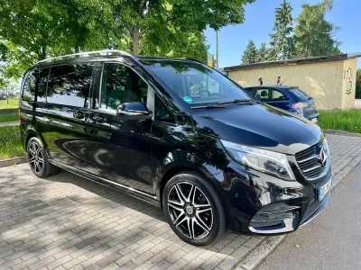 Gebraucht Mercedes V250 AMG line 204 PS (150 kW) 2018 Schwarz Van / Kleinbus
