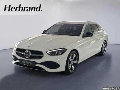 Gebraucht Mercedes C220 Avantgarde 200 PS (147 kW) 2022 Unilack polarweiß Kombi