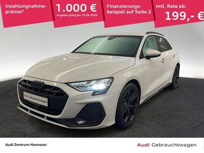 Gebraucht Audi A3 S-Line 150 PS (110 kW) 2024 2y gletscherweiß metallic (metallic) Limousine