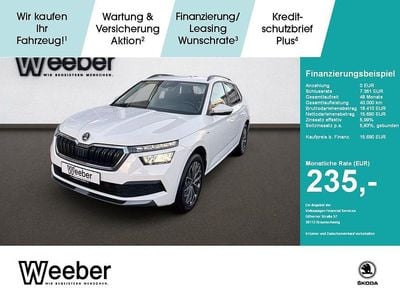 Gebraucht Skoda Kamiq Clever 110 PS (80 kW) 2021 Candyweiss SUV