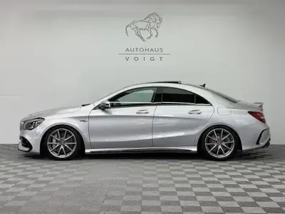 Gebraucht Mercedes CLA45 AMG AMG 381 PS (280 kW) 2017 Polarsilber  metalliclack Coupé
