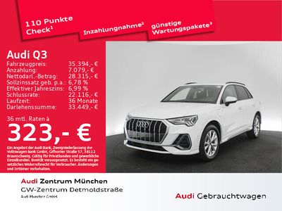 gebraucht Audi Q3 45 TFSI e S tronic S line Virtual/Matrix/Navi