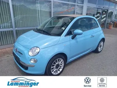 Gebraucht Fiat 500 Lounge 69 PS (50 kW) 2013 Blau Cabrio