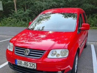 Gebraucht VW Caddy Life 103 PS (75 kW) 2007 Rot Van / Kleinbus