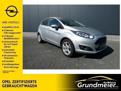 Gebraucht Ford Fiesta SYNC Edition 80 PS (58 kW) 2014 Silber metallic Kleinwagen