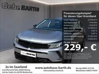 Brugt Opel Grandland X GS Line 131 HK (96 kW) 2024 Sølv SUV