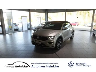 Gebraucht VW T-Roc Cabriolet R-line 150 PS (110 kW) 2021 Silber Cabrio