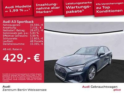 Gebraucht Audi A3 S-Line 150 PS (110 kW) 2024 Grau Limousine