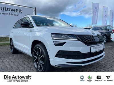 gebraucht Skoda Karoq 20 TDI DSG 4x4 Sportline LED NAVI AHK SHZ