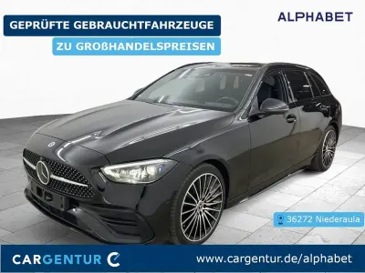 Gebraucht Mercedes C220 AMG line 200 PS (147 kW) 2023 Schwarz Limousine