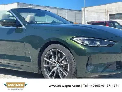 Gebraucht BMW 430 Cabriolet Sport Line 286 PS (210 kW) 2021 Grün Cabrio