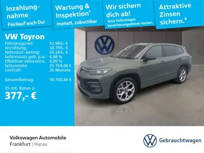 Gebraucht VW Tayron R-line 193 PS (141 kW) 2025 Cipressinogrün metallic SUV
