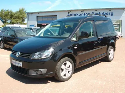 Gebraucht VW Caddy Trendline 105 PS (77 kW) 2013 Schwarz Van / Kleinbus