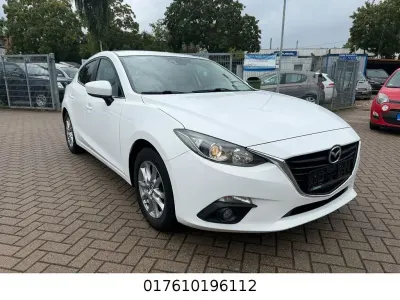Gebraucht Mazda 3 Sports-Line 105 PS (77 kW) 2016 Weiß Limousine