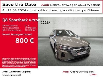 gebraucht Audi Q8 Sportback e-tron 50 advanced *Matrix*HuD*Tour*