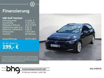 Gebraucht VW Golf VIII Style 150 PS (110 kW) 2023 Schwarz Kombi