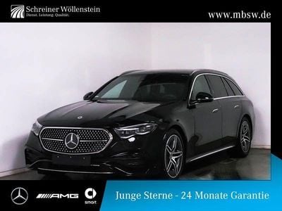 Metalliclack obsidianschwarz Gebraucht 2025 Mercedes E220 AMG Kombi | 51.490 € (Guter Preis)