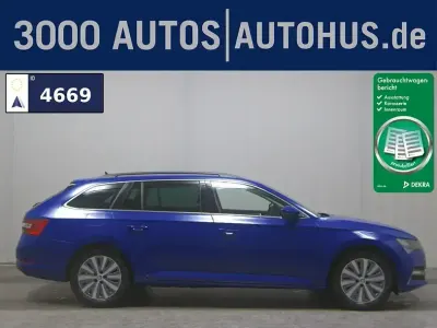 Second-hand Skoda Superb Ambition 218 CP (160 kW) 2021 Albastru Break