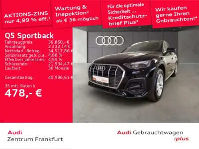 Usata Audi Q5 Advanced 299 CV (219 kW) 2022 Nero SUV
