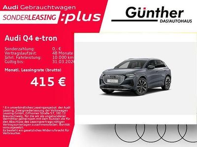 Gebraucht Audi Q4 e-tron S-Line 210 kW (286 PS) 2024 Kieselgrau SUV