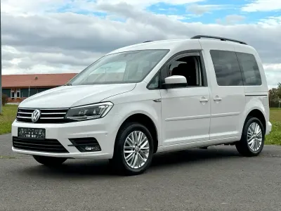 Gebraucht VW Caddy 125 PS (91 kW) 2018 Weiß Van / Kleinbus