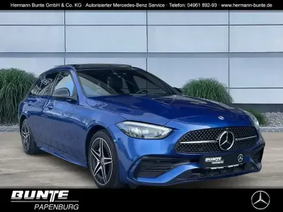 Gebraucht Mercedes C300e AMG 2024 Blau