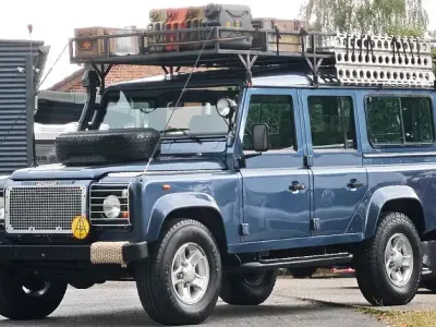 Gebraucht Land Rover Defender SE 122 PS (89 kW) 2005 Blau Kombi