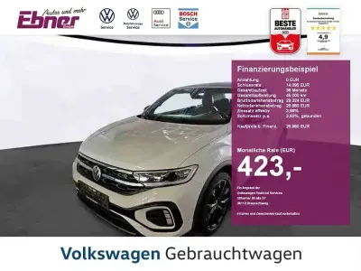 Second-hand VW T-Roc Style 150 CP (110 kW) 2022 Negru SUV