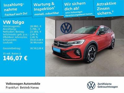 Gebraucht VW Taigo R-line 116 PS (85 kW) 2025 Kings red metallic/schwarz SUV
