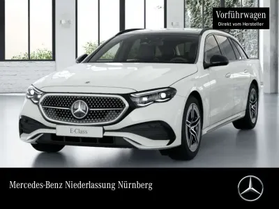 Gebraucht Mercedes E220 AMG line 197 PS (144 kW) 2026 Polarweiß Kombi