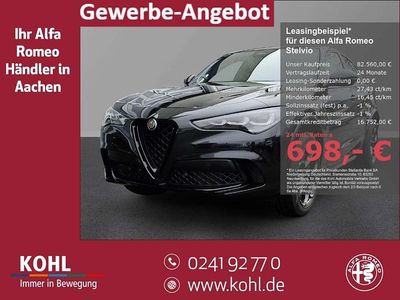 Neu Alfa Romeo Stelvio Quadrifoglio 519 PS (381 kW) 2025 Schwarz SUV
