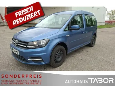 Gebraucht VW Caddy 125 PS (91 kW) 2017 Acapulcoblau metallic Van / Kleinbus
