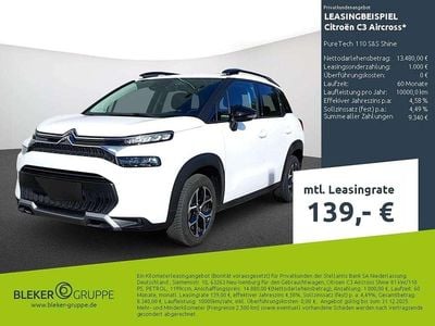Gebraucht Citroën C3 Aircross Shine 110 PS (80 kW) 2023 Weiß SUV