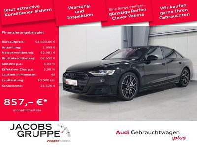 Gebraucht Audi A8 Ambiente 460 PS (338 kW) 2021 Mythosschwarz metallic Limousine
