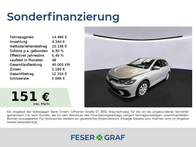 Gebraucht VW Polo Life 80 PS (58 kW) 2023 Silber Kleinwagen