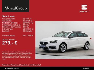 Gebraucht Seat Leon ST FR 204 PS (150 kW) 2022 Weiß Kombi