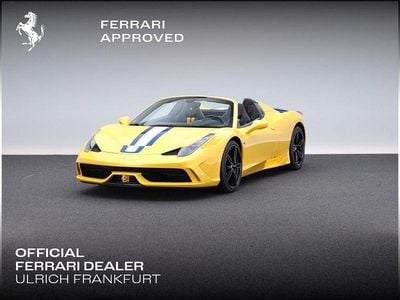 Gebraucht Ferrari 458 605 PS (444 kW) 2015 Gelb Cabrio