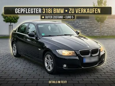 Gebraucht BMW 318 143 PS (105 kW) 2011 Schwarz Limousine
