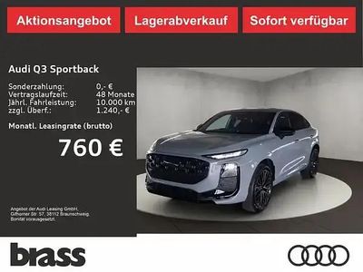 Neu Audi Q3 Sportback Ambiente 204 PS (150 kW) 2026 Pfeilgrau perleffekt SUV
