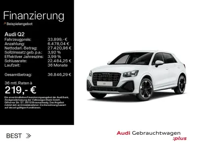 Gebraucht Audi Q2 S-Line 150 PS (110 kW) 2025 Gletscherweiß metallic SUV