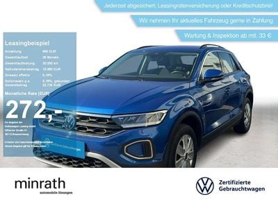 Gebraucht VW T-Roc Life 150 PS (110 kW) 2022 Blau SUV